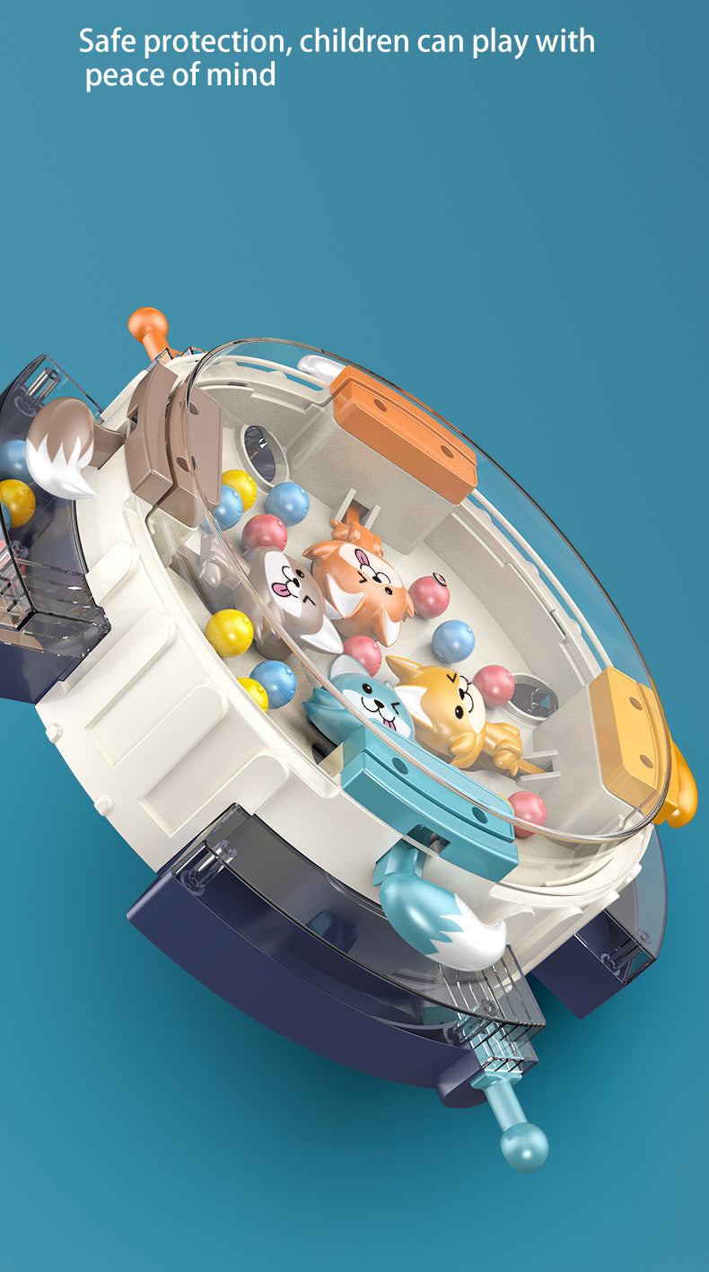 Greedy Hungry Wolf Pac-Man Game Console Children's Educational Competitive Parent-Child Leisure Multiplayer Battle Board Game Toy Cross-Border