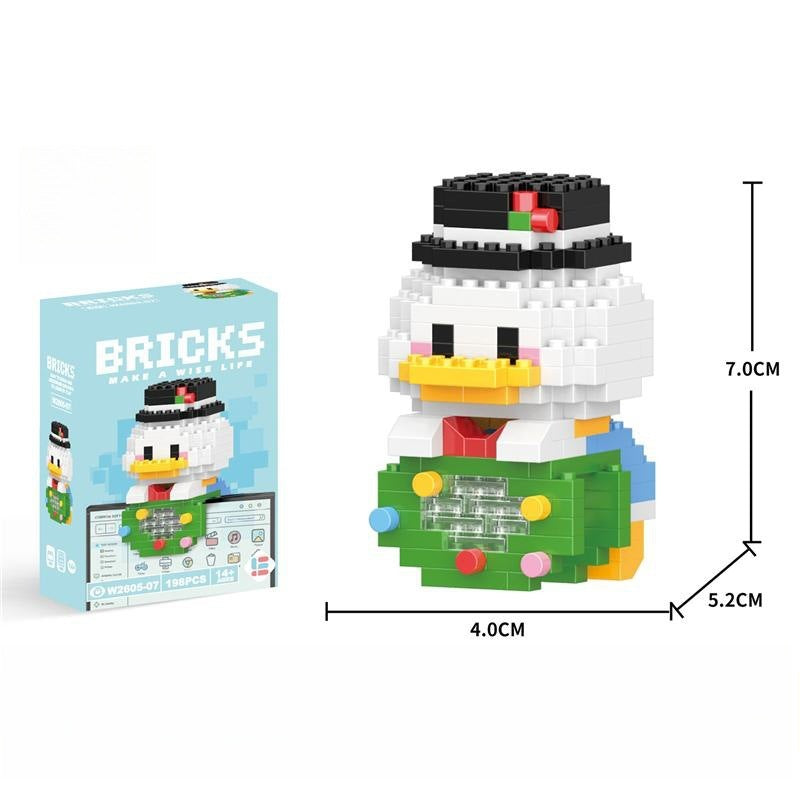 Compatible with LEGO Micro Particles Cartoon Doll Building Blocks Star Dew Puzzle Assembly Toys Cross-Border Stall Wholesale Gifts