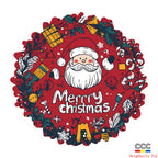 Cross-Border Wooden Santa Claus Puzzle Toy Irregular Shaped Puzzle Game Money Box Gift Stress Relief Game