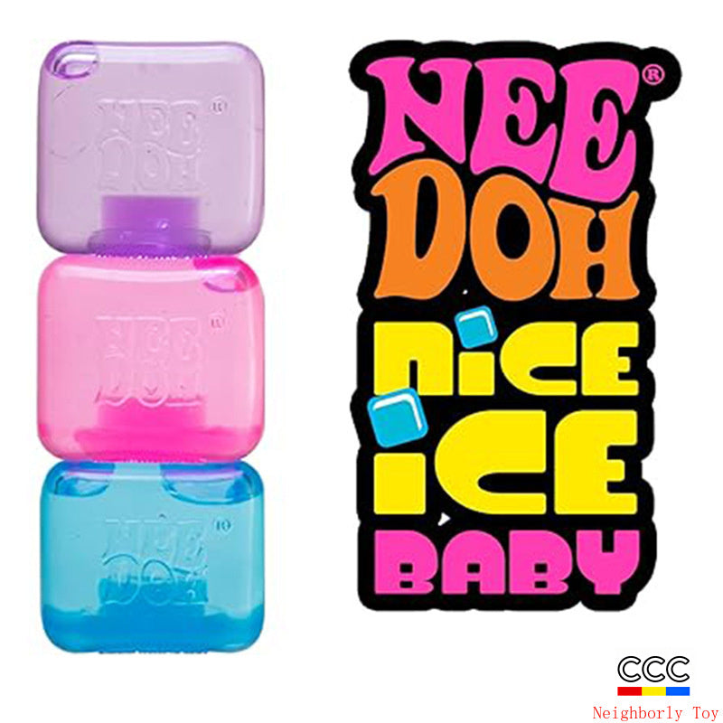 Schylling Needoh Nice Cube Sensory Toy Stress Relief Cube Squeeze Toy Stress Relief Toy