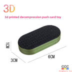 Hot Selling Children's 3D Printed Educational Magnetic Stress Relief Toy Push Card Finger Spinner Boys Handle Piece