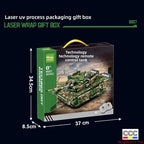 Mingdi 2.4G Remote Control Building Blocks 99A Tank Military Model Compatible with Lego Assembly Children's Toys Student Gift