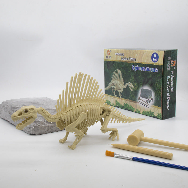 T-Rex Dinosaur Fossil Skeleton Dig Blind Box - Kids DIY Gem Treasure Hunting Archaeological Toy