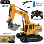 2.4G Alloy Remote Control Excavator Dump Truck Bulldozer Engineering Vehicle Toy Bilingual