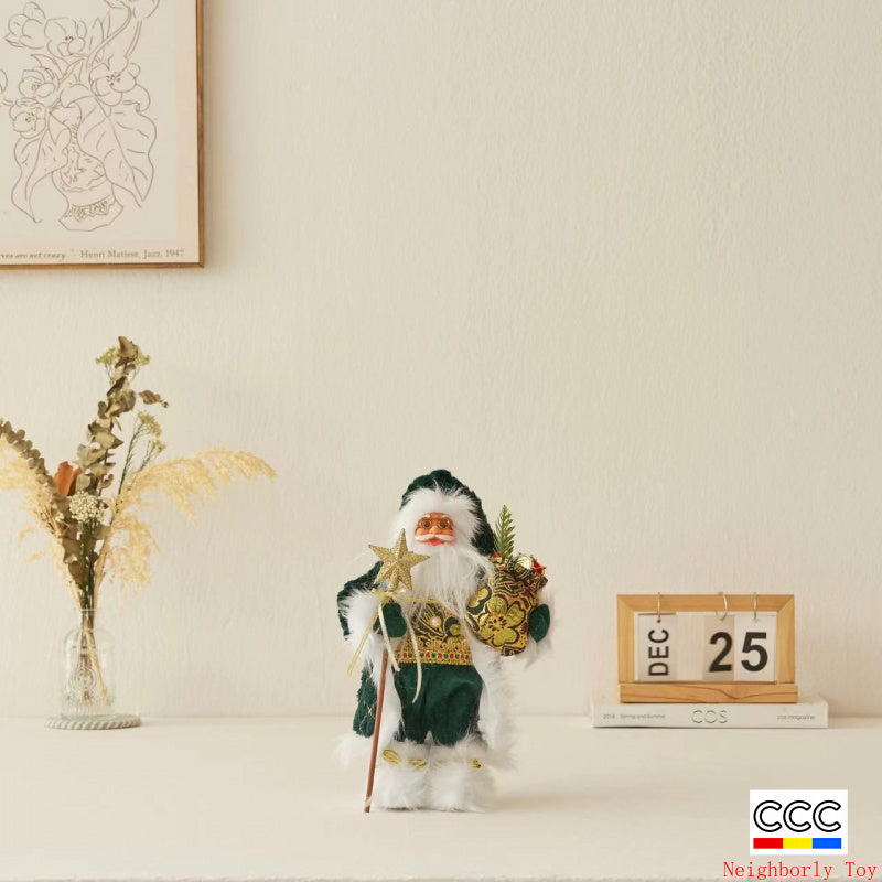 Cross-Border Christmas Santa Claus Figurine Christmas Decorations Christmas Doll Figurine Small Gift
