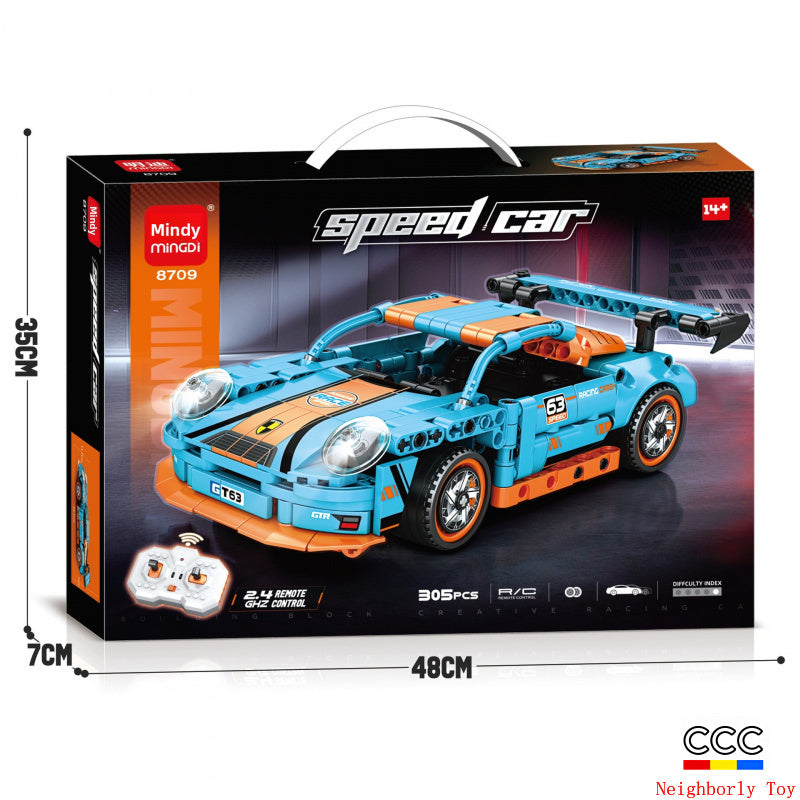 Mingdi 2.4G Remote Control Building Blocks 99A Tank Military Model Compatible with Lego Assembly Children's Toys Student Gift