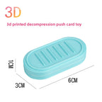 Hot Selling Children's 3D Printed Educational Magnetic Stress Relief Toy Push Card Finger Spinner Boys Handle Piece