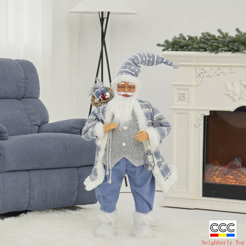 Cross-Border Christmas Santa Claus Figurine Christmas Decorations Christmas Doll Figurine Small Gift