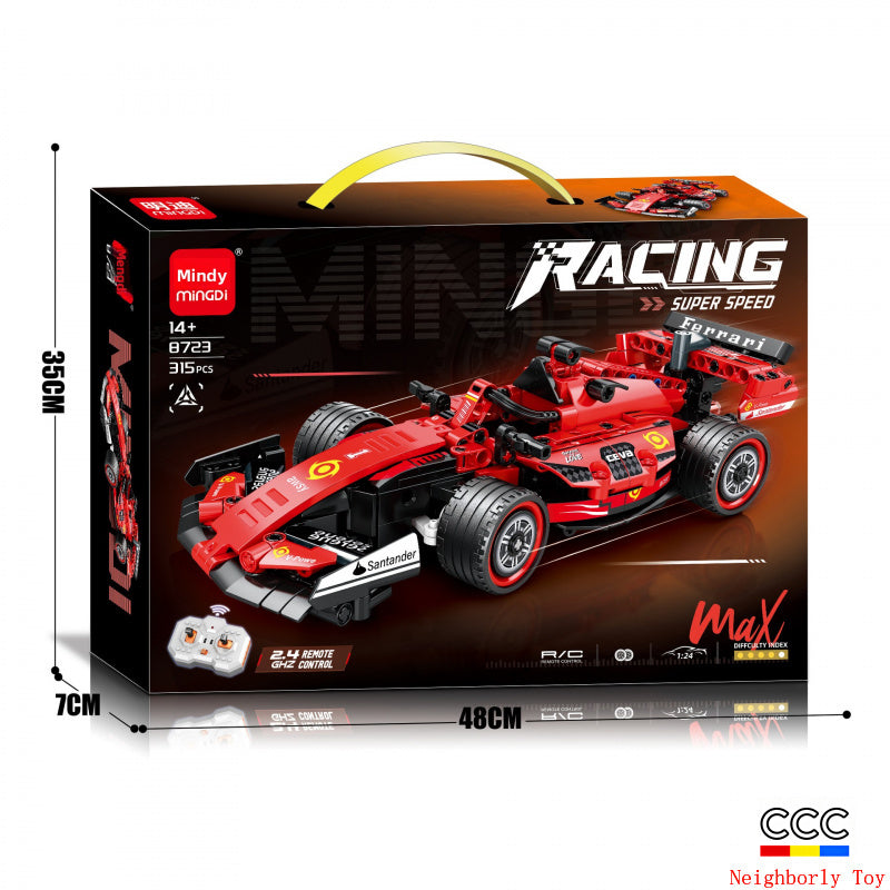 Mingdi 2.4G Remote Control Building Blocks 99A Tank Military Model Compatible with Lego Assembly Children's Toys Student Gift