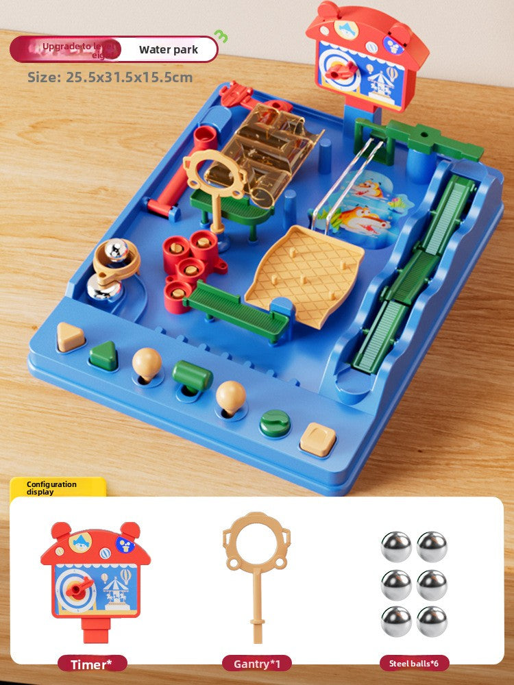 Beibei Jungle Adventure Rolling Ball Track Multi-Functional Maze Game Children's Educational Focus Training Toy