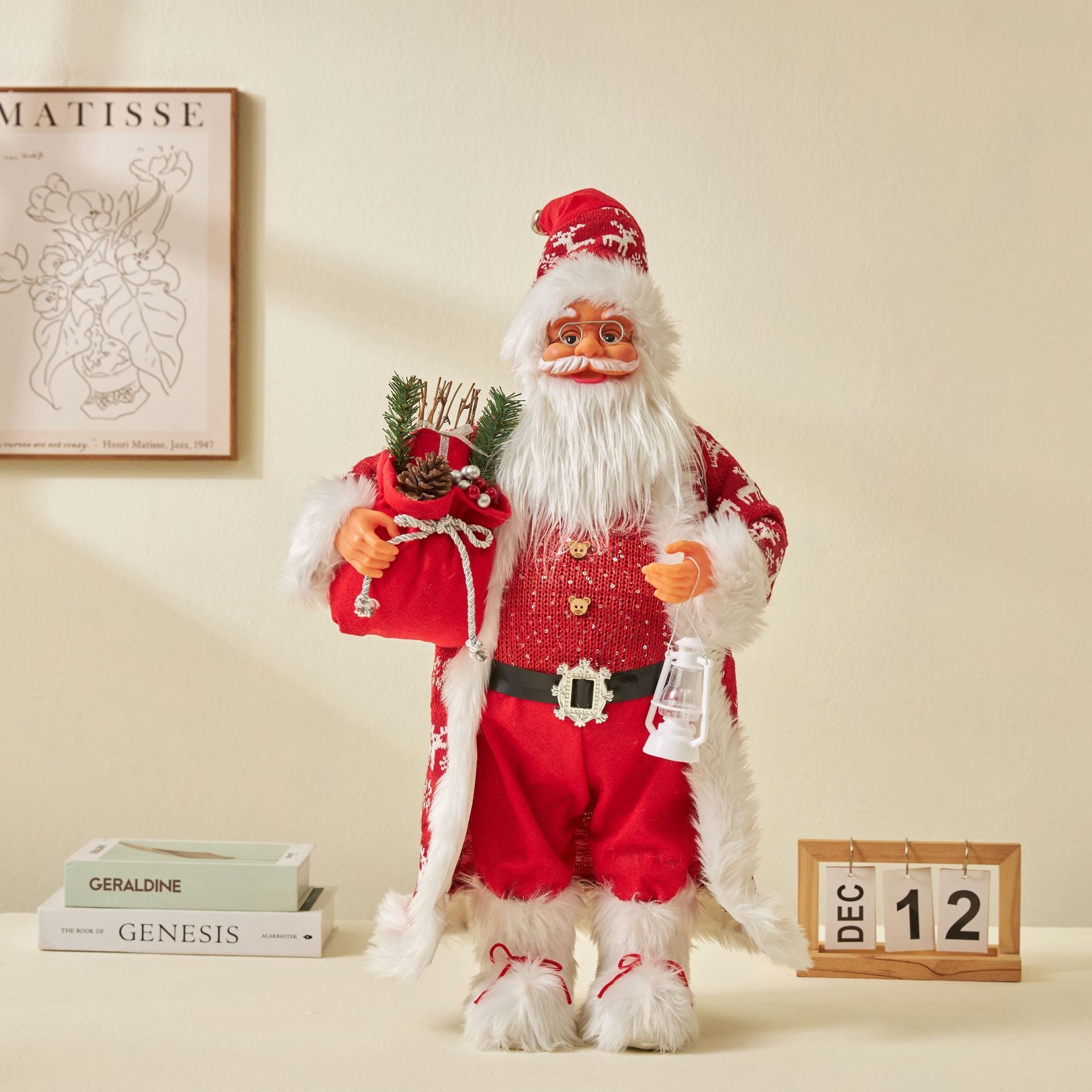 Cross-Border Christmas Santa Claus Figurine Christmas Decorations Christmas Doll Figurine Small Gift