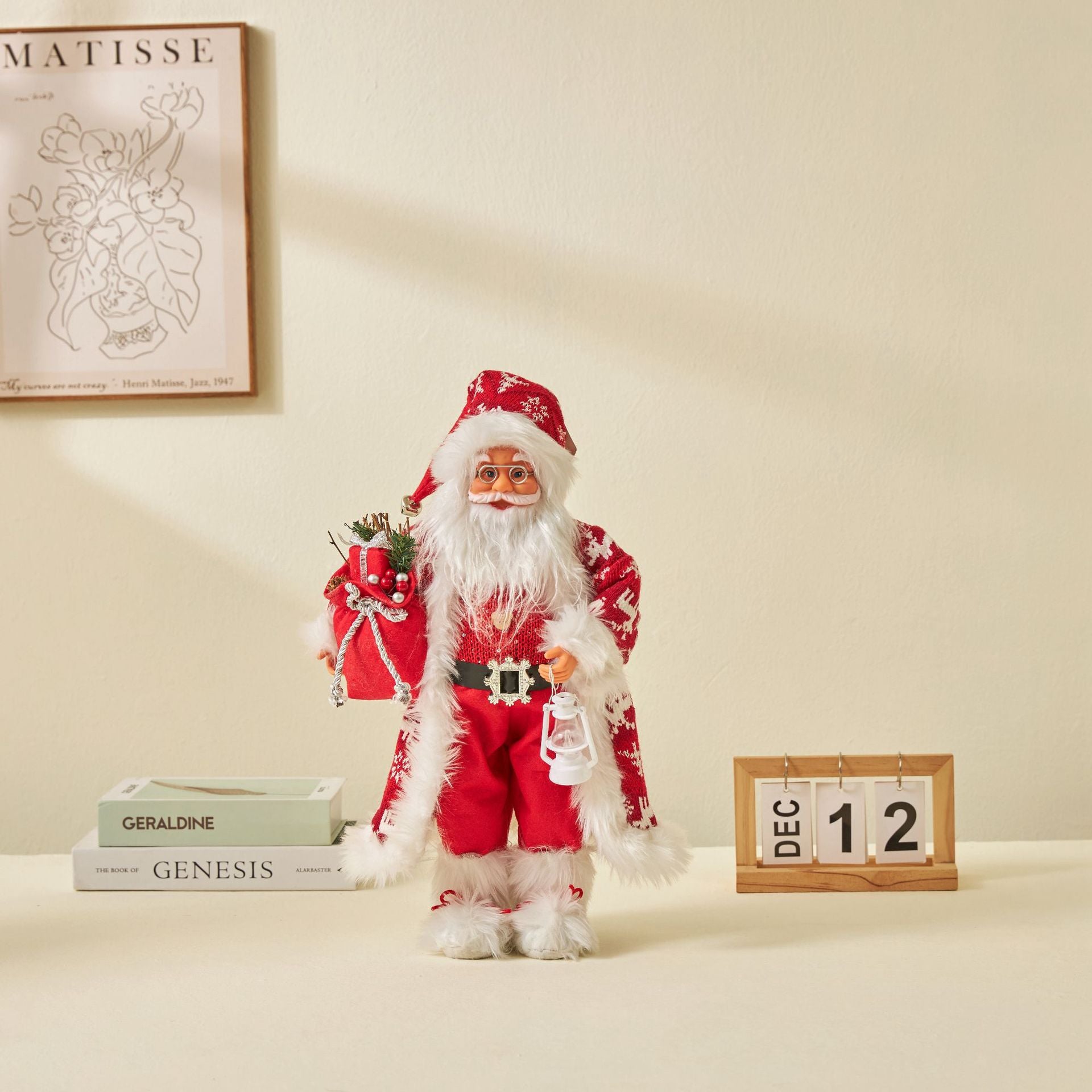 Cross-Border Christmas Santa Claus Figurine Christmas Decorations Christmas Doll Figurine Small Gift