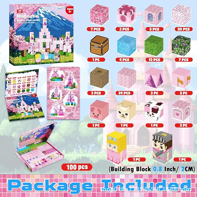 Magnetic Cubes Obsidian Phantom Gate Magnetic Blocks Magnetic Pieces Children DIY