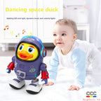TikTok Same Style Electric Dancing Space Duck Music Light Little Cute Duck Baby Boy Children's Toy Internet Celebrity Cross-Border