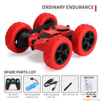 Cross-Border Double-Sided Stunt Car High-Speed 360-Degree Rotating Tumbling Car with Lights Children's Remote Control Car Toy Manufacturer
