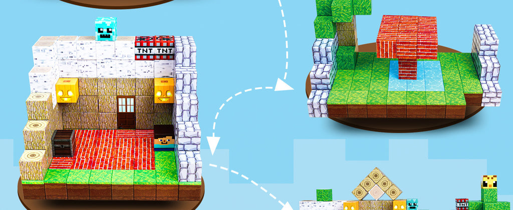 Magnetic Cubes Obsidian Phantom Gate Magnetic Blocks Magnetic Pieces Children DIY