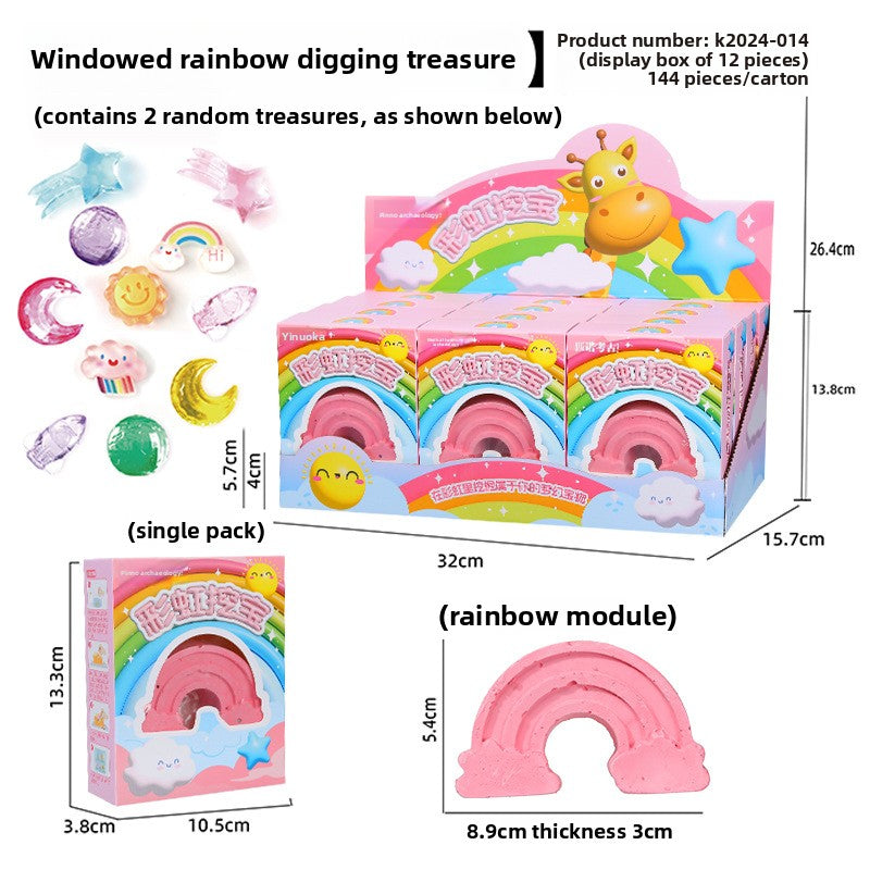 Mermaid Tail Planet Wand Archaeological Dig Blind Box - Girls DIY Space Craft Kids Toy