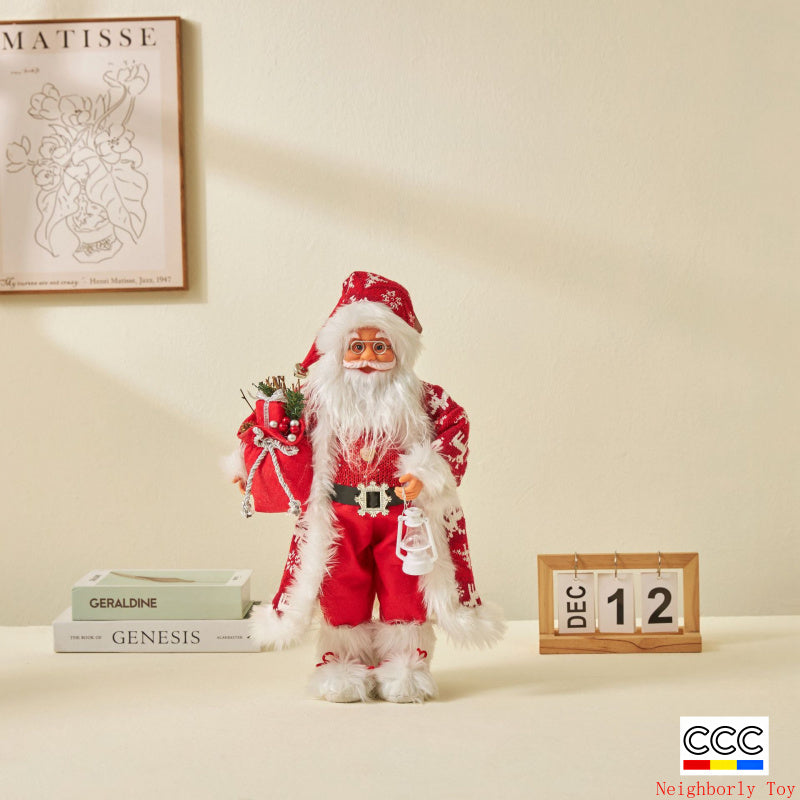 Cross-Border Christmas Santa Claus Figurine Christmas Decorations Christmas Doll Figurine Small Gift