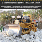 2.4G Alloy Remote Control Excavator Dump Truck Bulldozer Engineering Vehicle Toy Bilingual