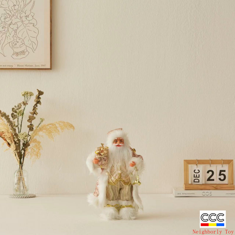 Cross-Border Christmas Santa Claus Figurine Christmas Decorations Christmas Doll Figurine Small Gift