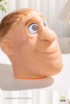 Stress Relief Artifact Pimple Squeezing Toy Big Head Blackhead Acne Nose Simulation Model Stress Relief Doll Toy