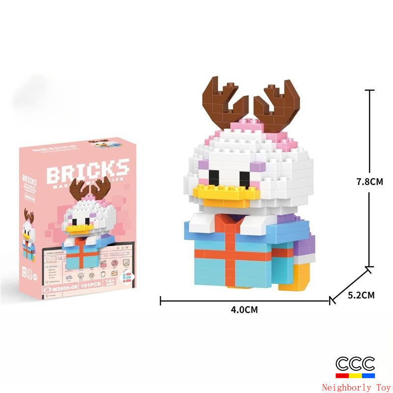 Compatible with LEGO Micro Particles Cartoon Doll Building Blocks Star Dew Puzzle Assembly Toys Cross-Border Stall Wholesale Gifts