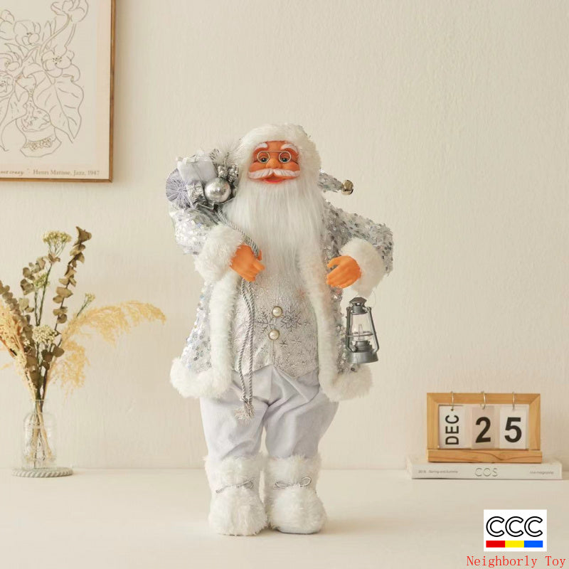 Cross-Border Christmas Santa Claus Figurine Christmas Decorations Christmas Doll Figurine Small Gift