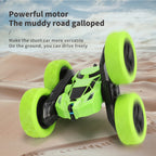 Cross-Border Double-Sided Stunt Car High-Speed 360-Degree Rotating Tumbling Car with Lights Children's Remote Control Car Toy Manufacturer
