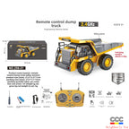 2.4G Alloy Remote Control Excavator Dump Truck Bulldozer Engineering Vehicle Toy Bilingual