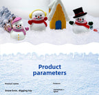 Snow Bros Archaeological Dig Blind Box Christmas Children's Gift New Year Present Boy Girl Educational Toy for Kids Ages 5+