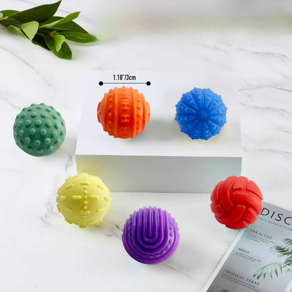 New Product Fidget Toys Sensory Magnetic Ball Stress Relief Toy Soft Silicone Texture Anxiety Ball