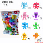 Cross-Border Hot Selling Luscious Suctions Sticky Music Children's Educational Sucker Soft Building Blocks Variety Assembling Science and Education Kindergarten Teaching Aids