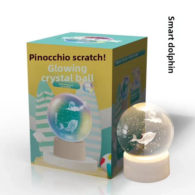 Dream Glow Crystal Archaeological Dig Blind Box - Girls DIY Treasure Hunt Toy