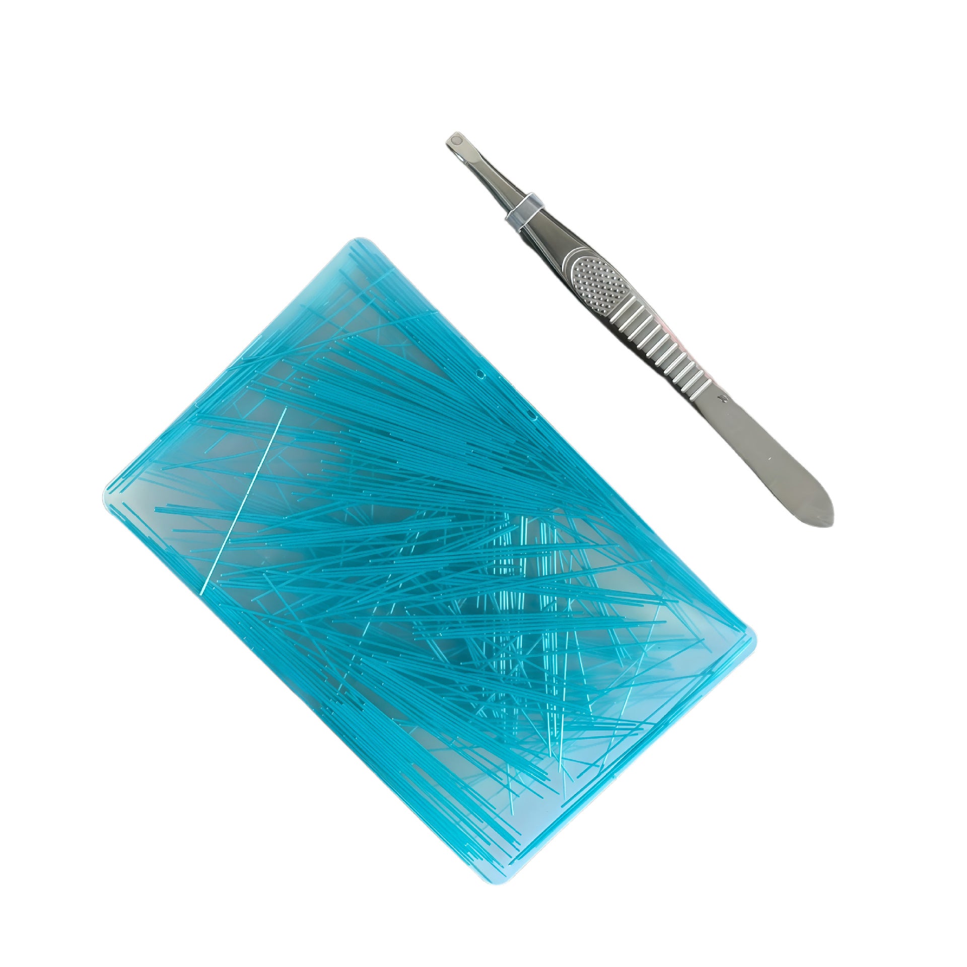 Rectangular Peeling Toy Silk Thread Fidget Toys Silicone Toy Sensory Stress Relief Toy