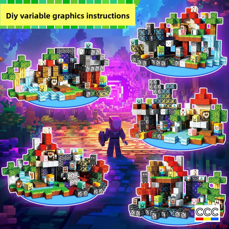 Magnetic Cubes Obsidian Phantom Gate Magnetic Blocks Magnetic Pieces Children DIY