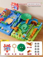 Beibei Jungle Adventure Rolling Ball Track Multi-Functional Maze Game Children's Educational Focus Training Toy