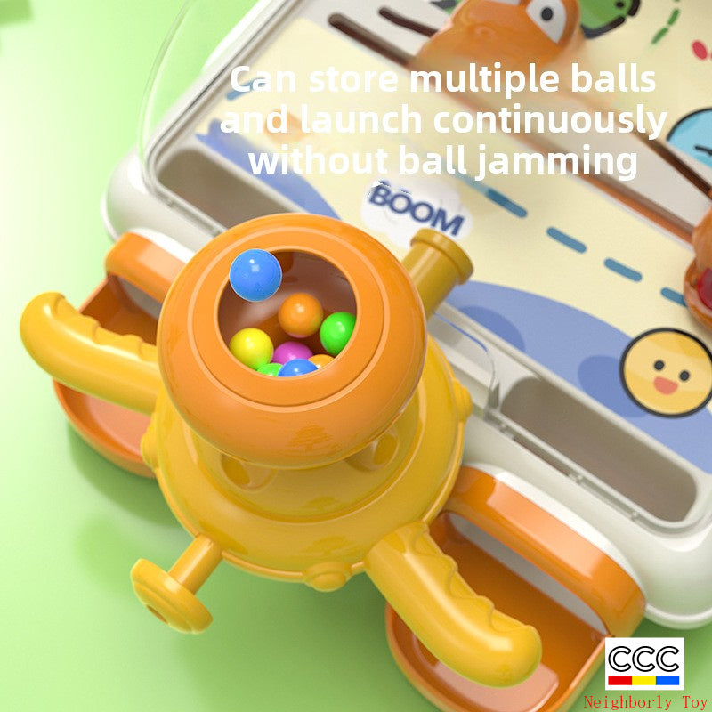 Marbles Shooting Game Machine Breakthrough Shooting Score Shooting Early Education Educational Children's Toys 4-6 Years Old Parent-Child Interaction