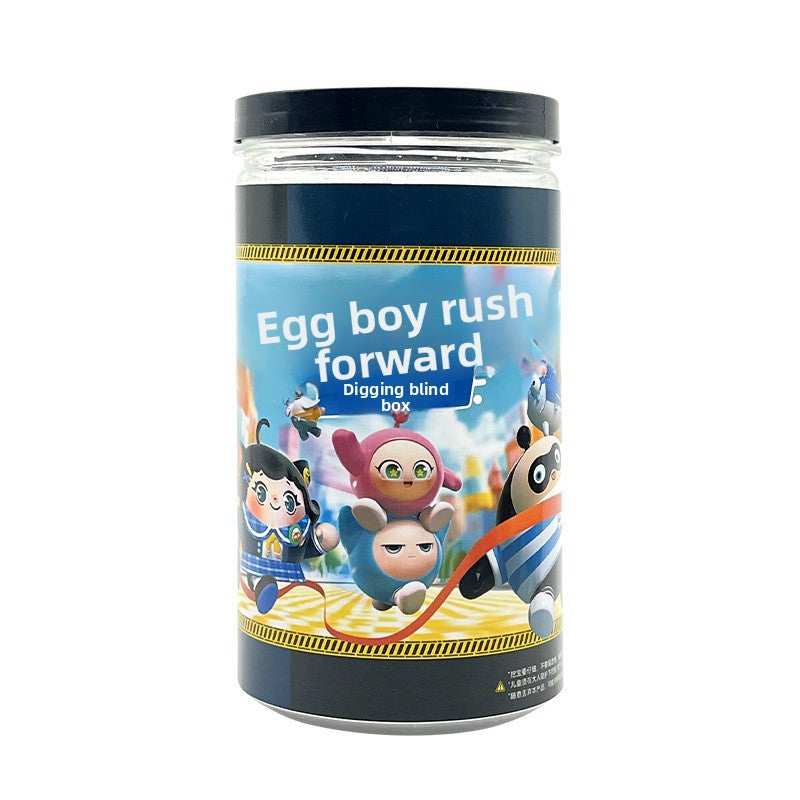 Egg Rush DIY Archaeological Dig Blind Box for Kids - Fun Treasure Hunting Model Toy