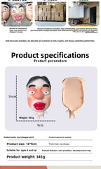 My Colleague Squeeze Toy Creative Office Funny Stress Relief Ornament Pimple Squeezing Slow Rebound Venting Big Eye Toy