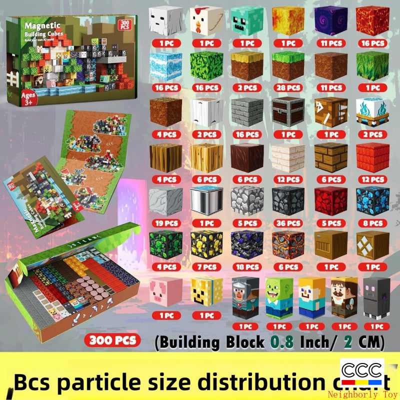 Magnetic Cubes Obsidian Phantom Gate Magnetic Blocks Magnetic Pieces Children DIY