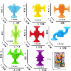 Cross-Border Hot Selling Luscious Suctions Sticky Music Children's Educational Sucker Soft Building Blocks Variety Assembling Science and Education Kindergarten Teaching Aids
