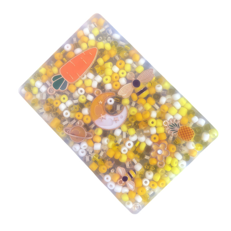 Rectangular Peeling Toy Silk Thread Fidget Toys Silicone Toy Sensory Stress Relief Toy