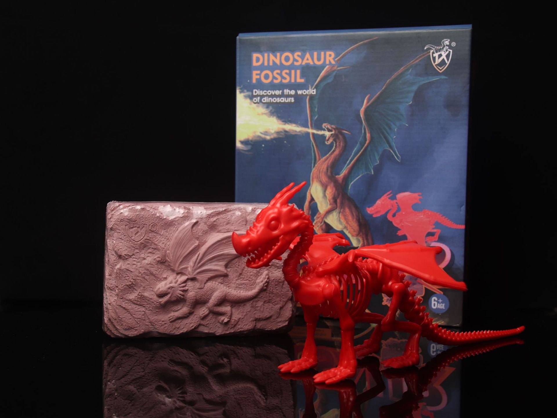 T-Rex Dinosaur Fossil Skeleton Dig Blind Box - Kids DIY Gem Treasure Hunting Archaeological Toy