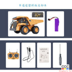 2.4G Alloy Remote Control Excavator Dump Truck Bulldozer Engineering Vehicle Toy Bilingual
