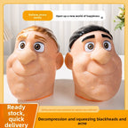 Stress Relief Artifact Pimple Squeezing Toy Big Head Blackhead Acne Nose Simulation Model Stress Relief Doll Toy