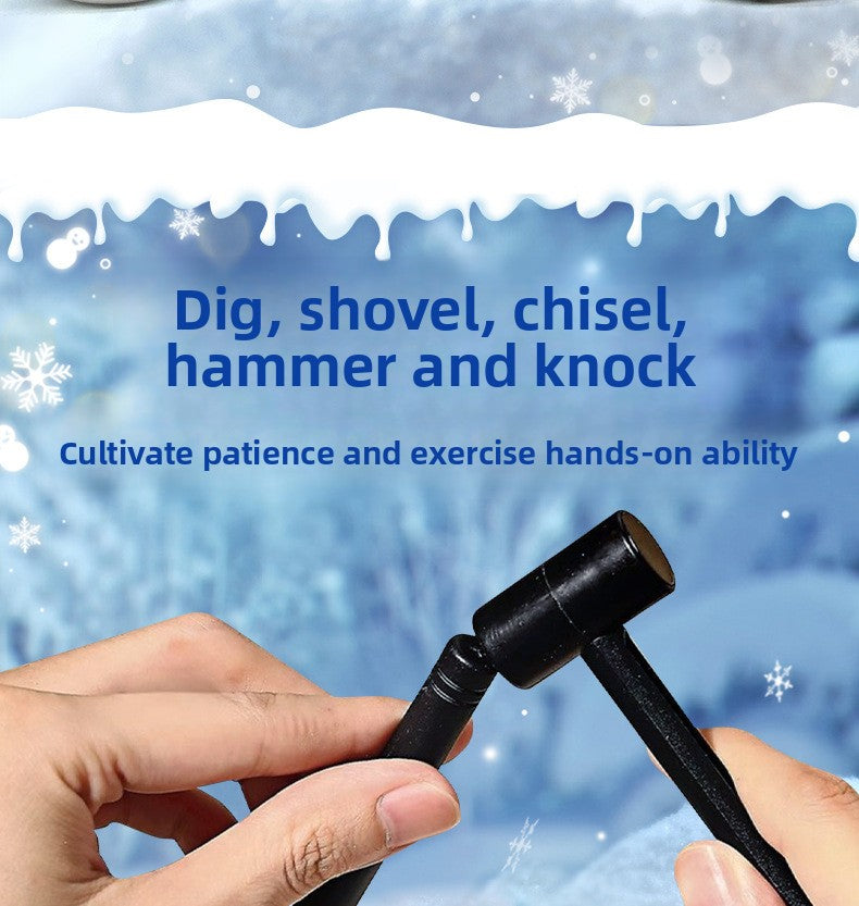 Snow Bros Archaeological Dig Blind Box Christmas Children's Gift New Year Present Boy Girl Educational Toy for Kids Ages 5+