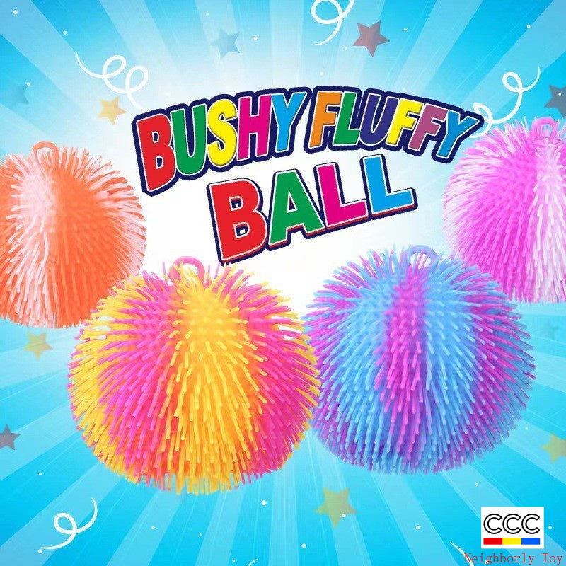 Creative Stress Relief Squeeze Toy Hot Fluffy Ball Soft TPR Big Mouth Vent Ball EDC Stress Relief Toy