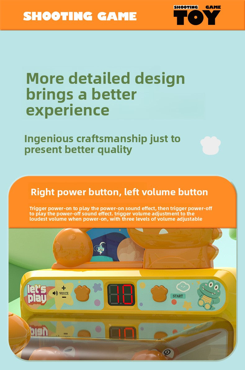 Marbles Shooting Game Machine Breakthrough Shooting Score Shooting Early Education Educational Children's Toys 4-6 Years Old Parent-Child Interaction