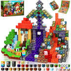 Cross-Border Amazon Hot Item Magnetic Building Magnetic Blocks Educational 3D Magnetic Pieces DIY Toys for Children