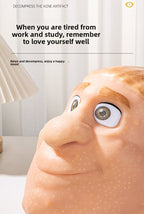 Stress Relief Artifact Pimple Squeezing Toy Big Head Blackhead Acne Nose Simulation Model Stress Relief Doll Toy